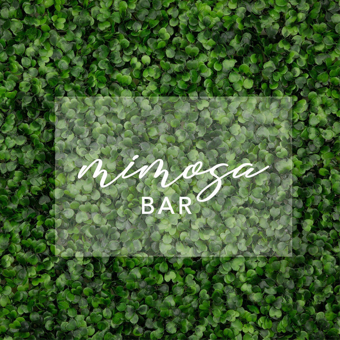 Mimosa Bar Sign Set