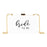 Acrylic Clutch Purse for Bride with Gold Removable Metal Chain - 7 Designs-Set of 1-Andaz Press-Mrs.-