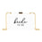 Acrylic Clutch Purse for Bride with Gold Removable Metal Chain - 7 Designs-Set of 1-Andaz Press-Mrs.-