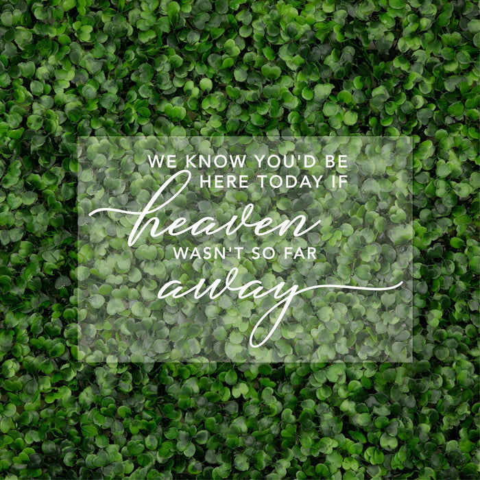 Acrylic Memorial Signs-Set of 1-Andaz Press-Those Who Are Watching From Heaven-