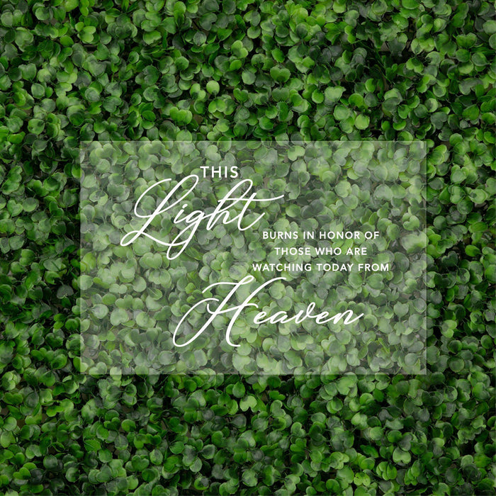 Acrylic Memorial Signs-Set of 1-Andaz Press-Those Who Are Watching From Heaven-