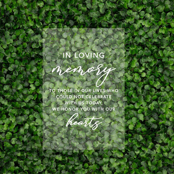 Acrylic Memorial Signs-Set of 1-Andaz Press-Those Who Are Watching From Heaven-