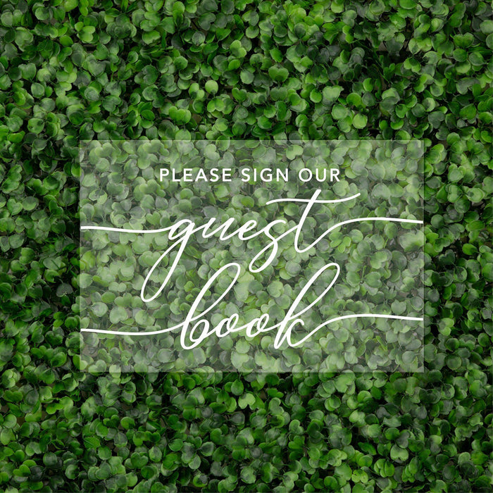 Acrylic Party Signs-Set of 1-Andaz Press-Custom Thank You-