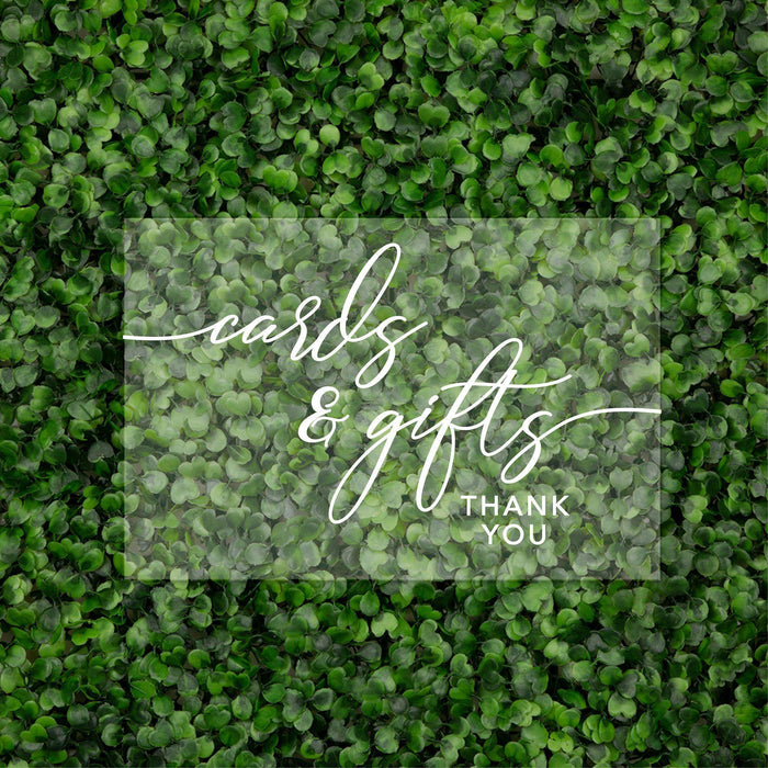 Acrylic Party Signs-Set of 1-Andaz Press-Custom Thank You-