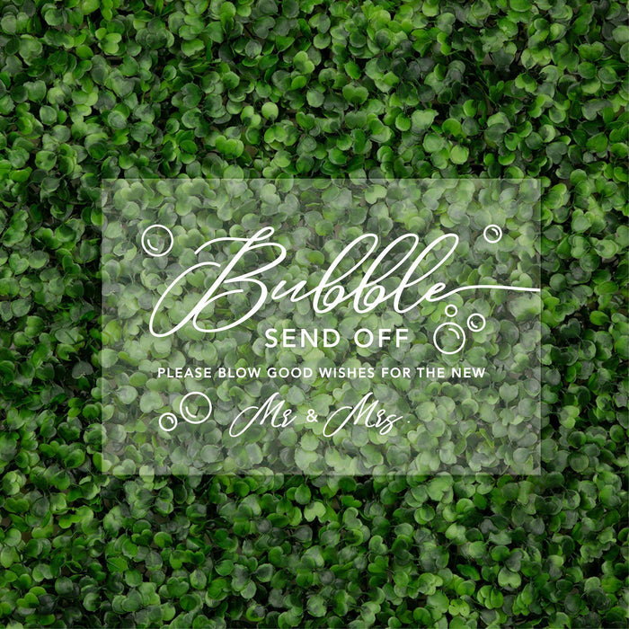 Acrylic Party Signs-Set of 1-Andaz Press-Custom Thank You-