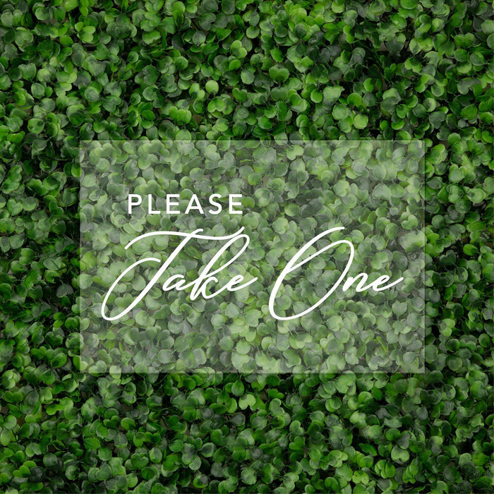 Acrylic Party Signs-Set of 1-Andaz Press-Custom Thank You-