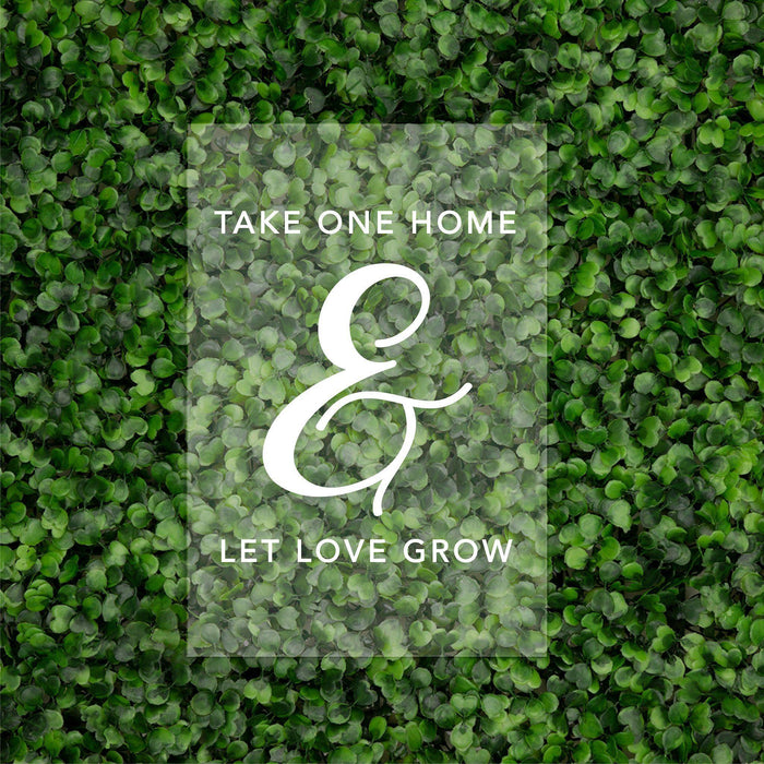 Acrylic Party Signs-Set of 1-Andaz Press-Custom Thank You-