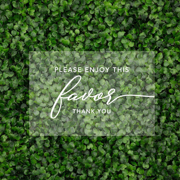 Acrylic Party Signs-Set of 1-Andaz Press-Custom Thank You-