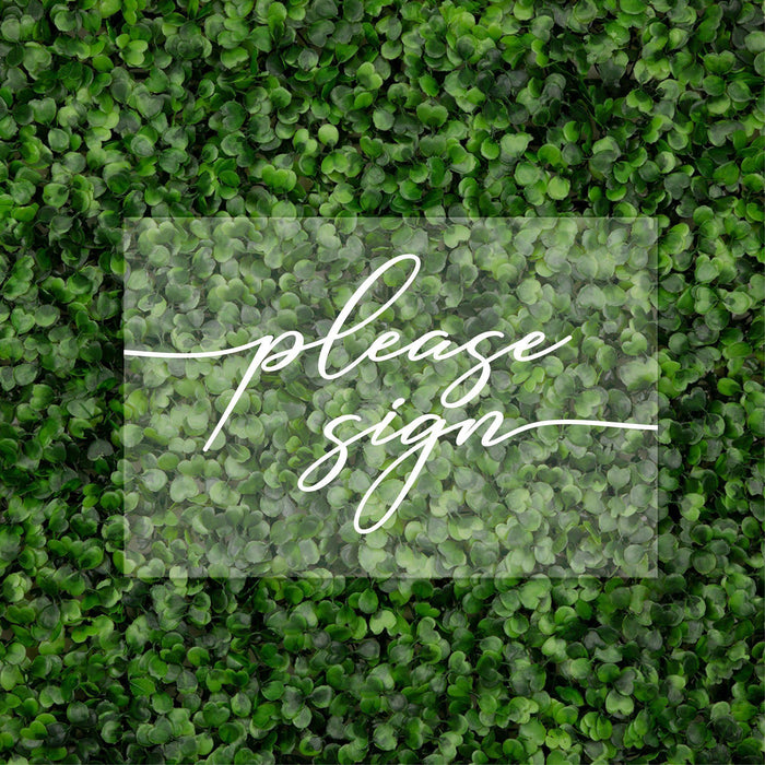 Acrylic Party Signs-Set of 1-Andaz Press-Custom Thank You-