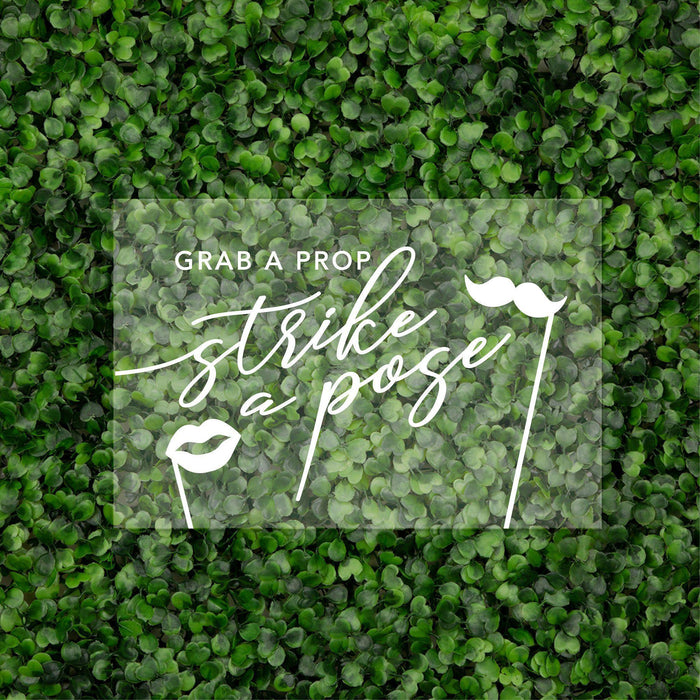 Acrylic Party Signs-Set of 1-Andaz Press-Custom Thank You-