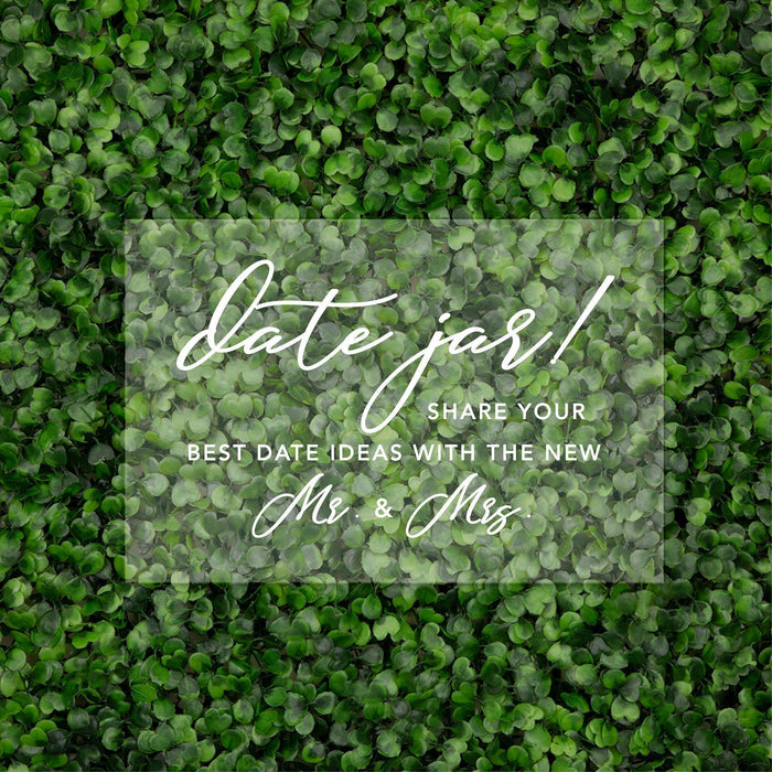 Acrylic Party Signs-Set of 1-Andaz Press-Custom Thank You-