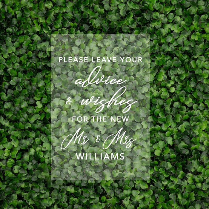 Acrylic Party Signs-Set of 1-Andaz Press-Custom Thank You-