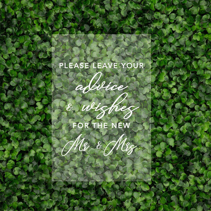 Acrylic Party Signs-Set of 1-Andaz Press-Custom Thank You-