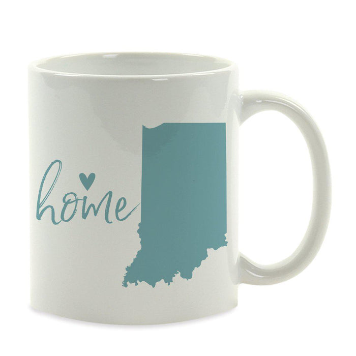 Andaz Press 11 oz Aqua US State Home Heart Coffee Mug-Set of 1-Andaz Press-Alabama-