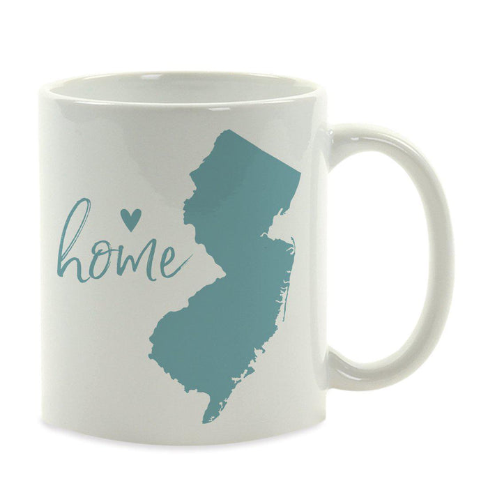 Andaz Press 11 oz Aqua US State Home Heart Coffee Mug-Set of 1-Andaz Press-Alabama-