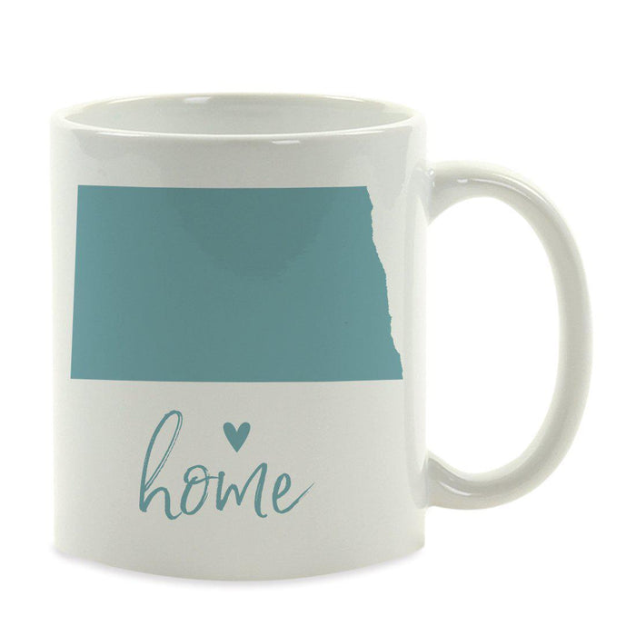 Andaz Press 11 oz Aqua US State Home Heart Coffee Mug-Set of 1-Andaz Press-Alabama-