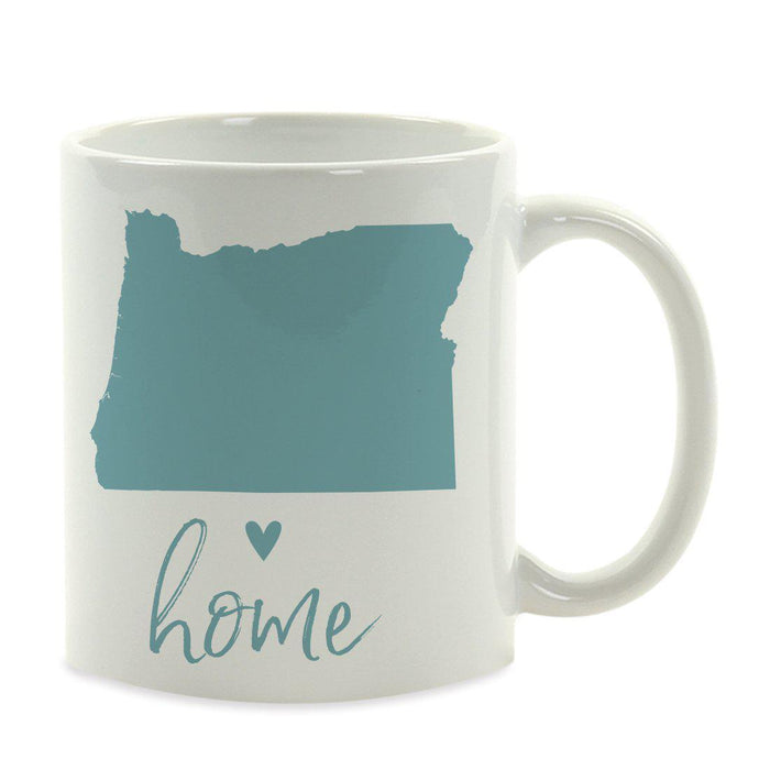 Andaz Press 11 oz Aqua US State Home Heart Coffee Mug-Set of 1-Andaz Press-Alabama-