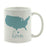 Andaz Press 11 oz Aqua US State Home Heart Coffee Mug-Set of 1-Andaz Press-United States-