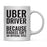 Andaz Press 11 oz Badass Official Title Black Text Coffee Mug-Set of 1-Andaz Press-Uber Driver-