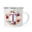 Andaz Press 11 oz Fall Autumn Burgundy Marsala Floral Wreath Monogram Campfire Coffee Mug-Set of 1-Andaz Press-T-