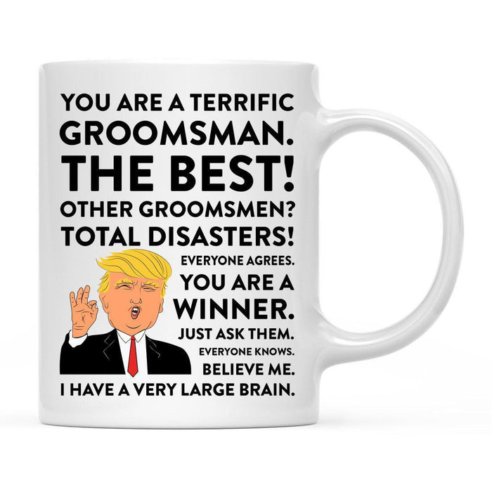 Andaz Press 11 oz Funny President Donald Trump Terrific Wedding Coffee Mug-Set of 1-Andaz Press-Bride-