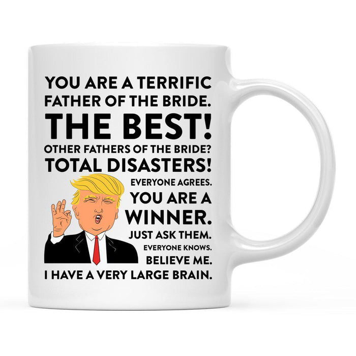 Andaz Press 11 oz Funny President Donald Trump Terrific Wedding Coffee Mug-Set of 1-Andaz Press-Bride-