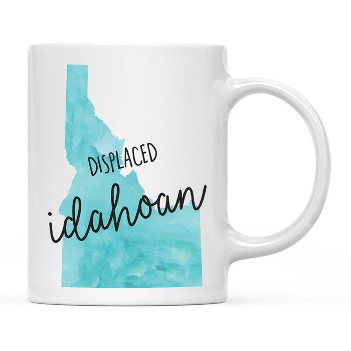 Andaz Press 11oz Aqua Displaced Watercolor US State Coffee Mugs-Set of 1-Andaz Press-Alabama-