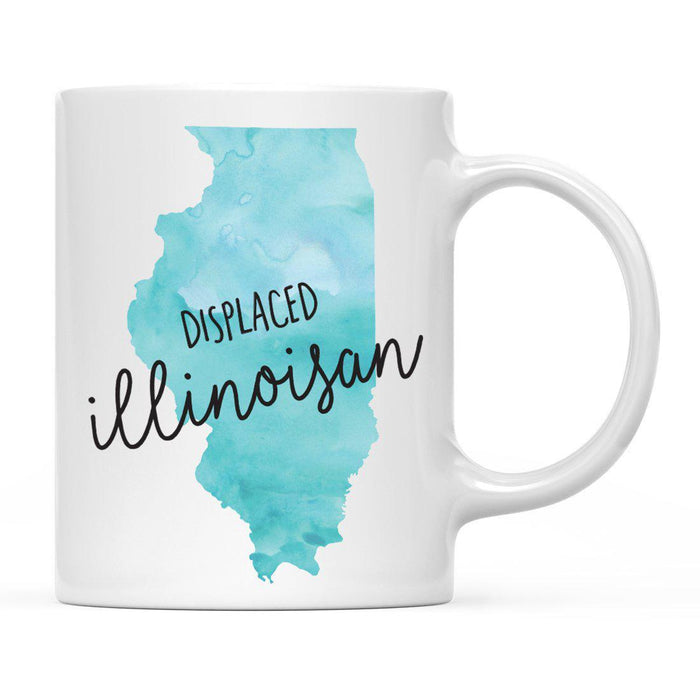 Andaz Press 11oz Aqua Displaced Watercolor US State Coffee Mugs-Set of 1-Andaz Press-Alabama-