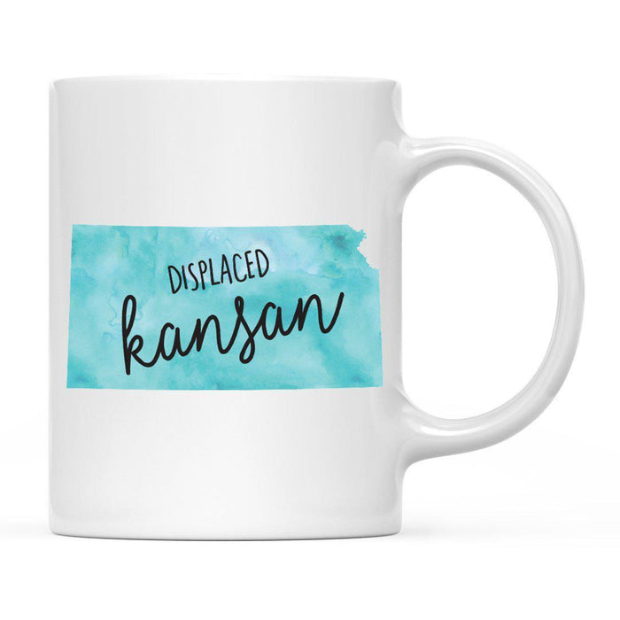 Andaz Press 11oz Aqua Displaced Watercolor US State Coffee Mugs-Set of 1-Andaz Press-Alabama-