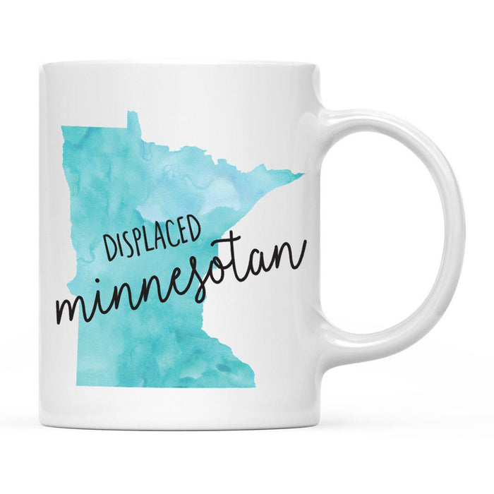 Andaz Press 11oz Aqua Displaced Watercolor US State Coffee Mugs-Set of 1-Andaz Press-Alabama-