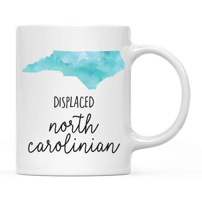 Andaz Press 11oz Aqua Displaced Watercolor US State Coffee Mugs-Set of 1-Andaz Press-Alabama-