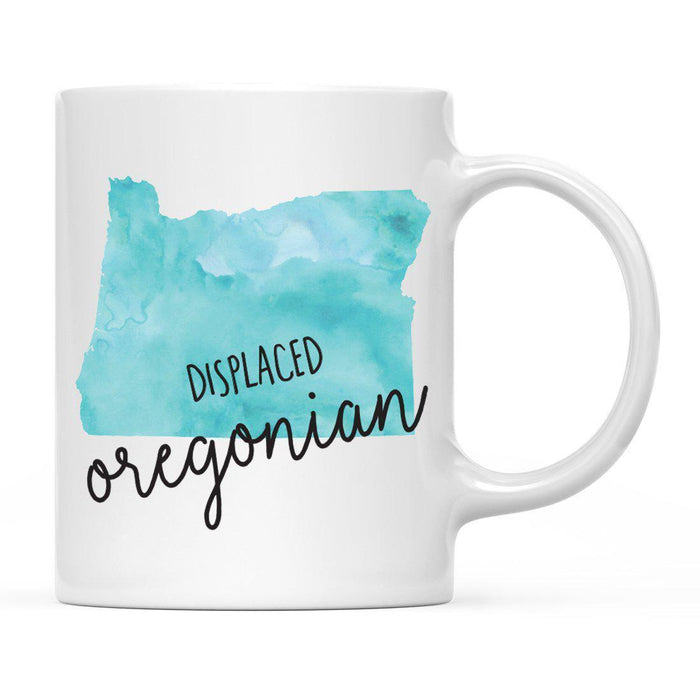 Andaz Press 11oz Aqua Displaced Watercolor US State Coffee Mugs-Set of 1-Andaz Press-Alabama-