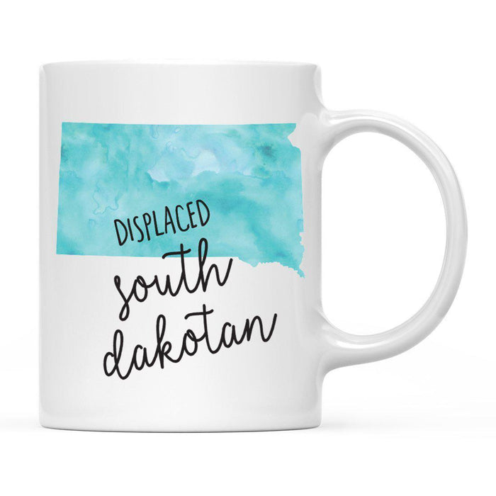 Andaz Press 11oz Aqua Displaced Watercolor US State Coffee Mugs-Set of 1-Andaz Press-Alabama-