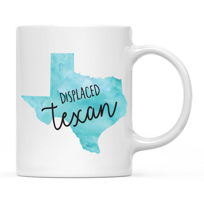 Andaz Press 11oz Aqua Displaced Watercolor US State Coffee Mugs-Set of 1-Andaz Press-Alabama-