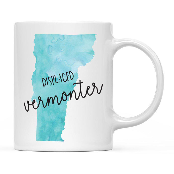 Andaz Press 11oz Aqua Displaced Watercolor US State Coffee Mugs-Set of 1-Andaz Press-Alabama-