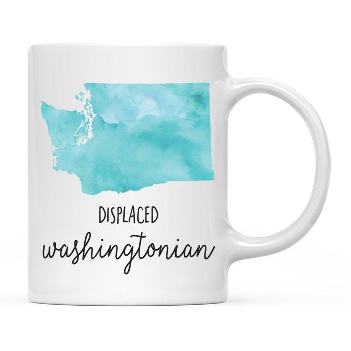 Andaz Press 11oz Aqua Displaced Watercolor US State Coffee Mugs-Set of 1-Andaz Press-Alabama-