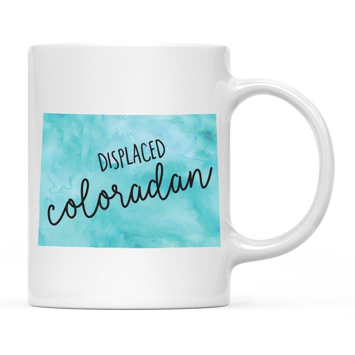Andaz Press 11oz Aqua Displaced Watercolor US State Coffee Mugs-Set of 1-Andaz Press-Alabama-