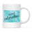 Andaz Press 11oz Aqua Displaced Watercolor US State Coffee Mugs-Set of 1-Andaz Press-Colorado-