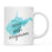 Andaz Press 11oz Aqua Displaced Watercolor US State Coffee Mugs-Set of 1-Andaz Press-West Virginia-