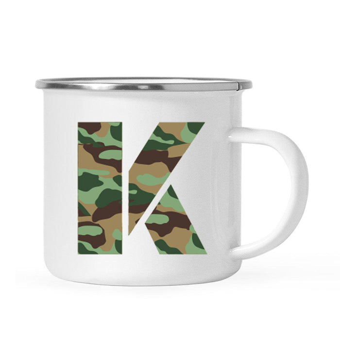 Andaz Press 11oz Army Military Camouflage Monogram Campfire Coffee Mug-Set of 1-Andaz Press-A-