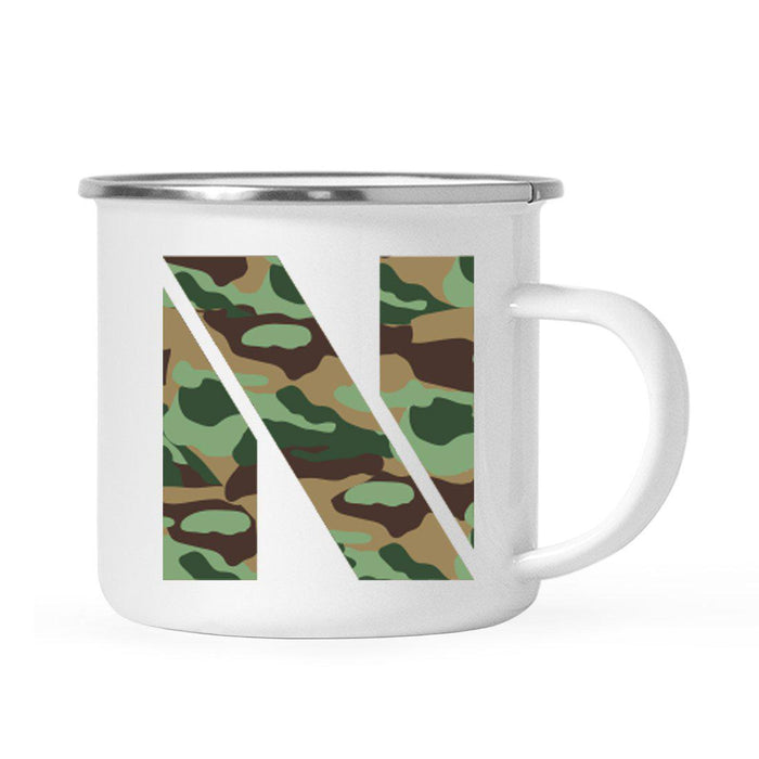Andaz Press 11oz Army Military Camouflage Monogram Campfire Coffee Mug-Set of 1-Andaz Press-A-