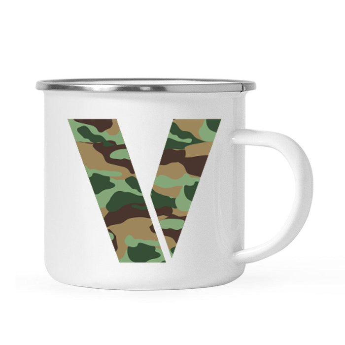 Andaz Press 11oz Army Military Camouflage Monogram Campfire Coffee Mug-Set of 1-Andaz Press-A-