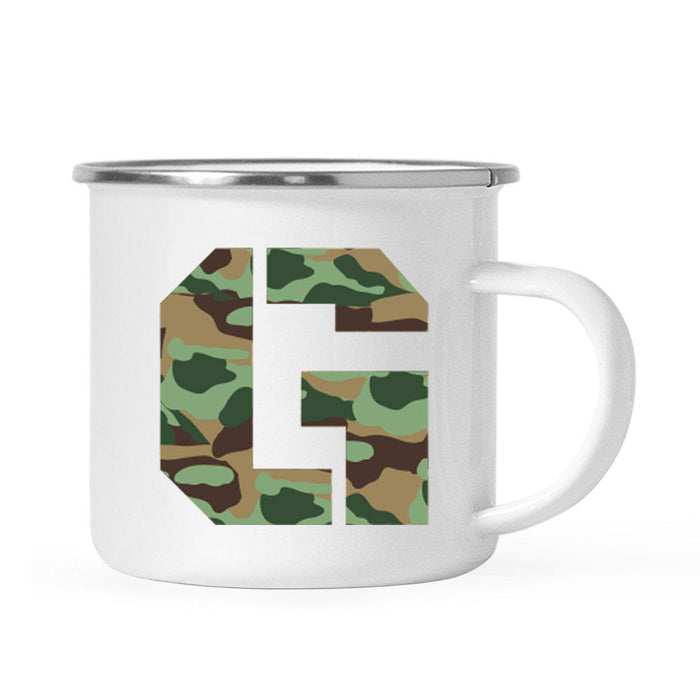 Andaz Press 11oz Army Military Camouflage Monogram Campfire Coffee Mug-Set of 1-Andaz Press-A-