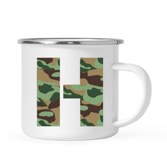 Andaz Press 11oz Army Military Camouflage Monogram Campfire Coffee Mug-Set of 1-Andaz Press-A-