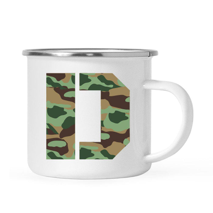 Andaz Press 11oz Army Military Camouflage Monogram Campfire Coffee Mug-Set of 1-Andaz Press-D-