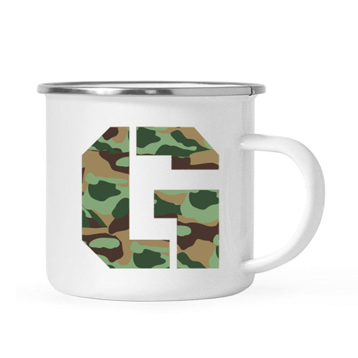 Andaz Press 11oz Army Military Camouflage Monogram Campfire Coffee Mug-Set of 1-Andaz Press-G-