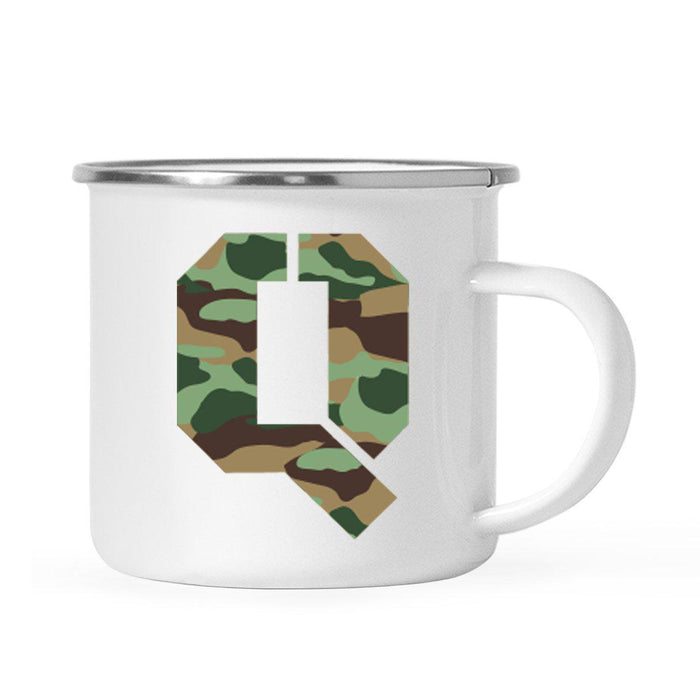 Andaz Press 11oz Army Military Camouflage Monogram Campfire Coffee Mug-Set of 1-Andaz Press-Q-
