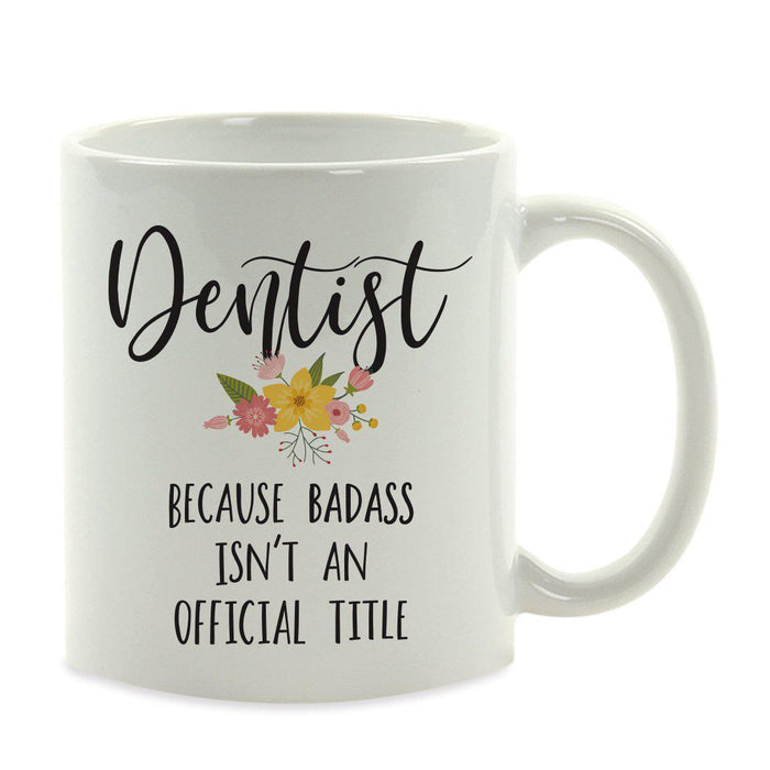 Andaz Press 11oz Badass Isn't An Official Title Floral Graphic Coffee Mug-Set of 1-Andaz Press-Girlfriend-
