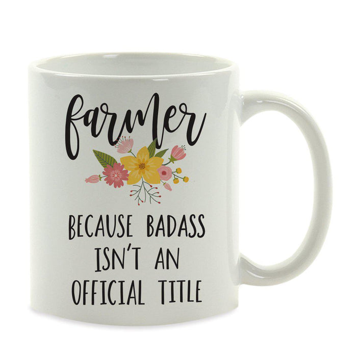 Andaz Press 11oz Badass Isn't An Official Title Floral Graphic Coffee Mug-Set of 1-Andaz Press-Girlfriend-