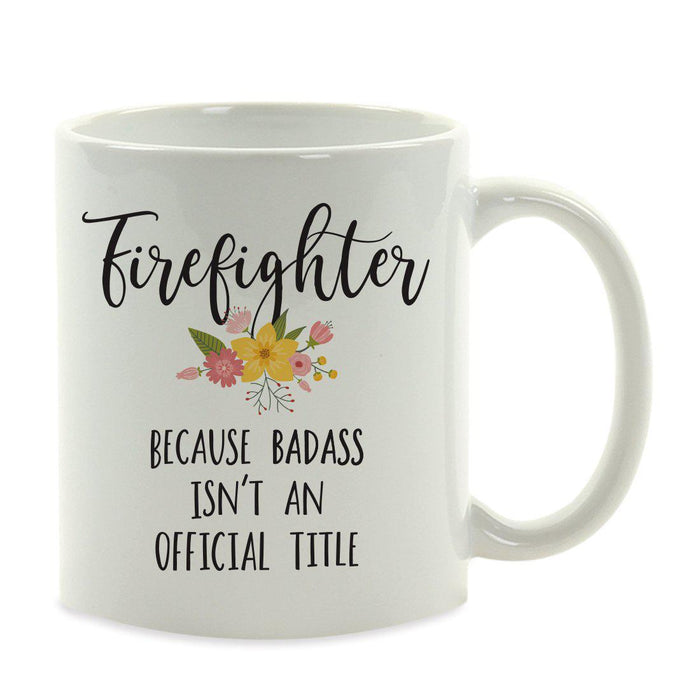 Andaz Press 11oz Badass Isn't An Official Title Floral Graphic Coffee Mug-Set of 1-Andaz Press-Girlfriend-